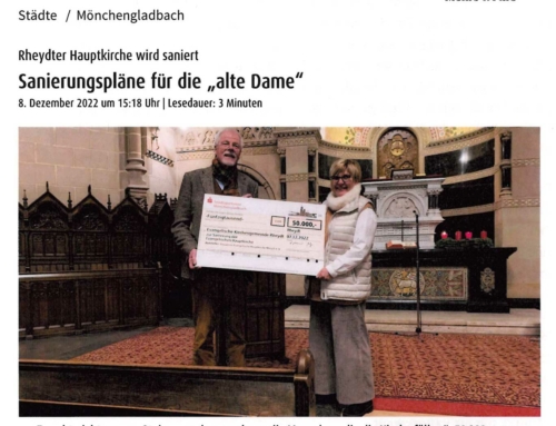 Sanierungspläne für die „alte Dame“ – Rheydter Hauptkirche wird saniert